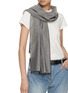 Figure View - Click To Enlarge - THE ROW - Guel Striped Cotton Scarf