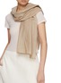 Figure View - Click To Enlarge - THE ROW - Guel Striped Cotton Scarf