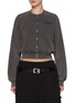 Main View - Click To Enlarge - ALEXANDERWANG - Shrunken Snap Button Cotton Cardigan