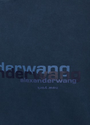  - ALEXANDERWANG - Logo Print Cotton Oversized T-Shirt