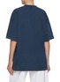 Back View - Click To Enlarge - ALEXANDERWANG - Logo Print Cotton Oversized T-Shirt