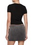 Back View - Click To Enlarge - ALEXANDERWANG - Nameplate Chain Detail Ribbed V-Neck Top