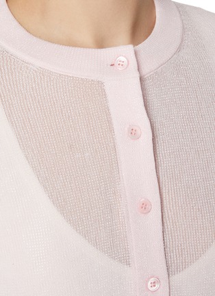  - ALEXANDERWANG - Hotfix Cropped Crewneck Cardigan