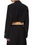 Back View - Click To Enlarge - ALEXANDERWANG - Chain Detail Cropped Blazer