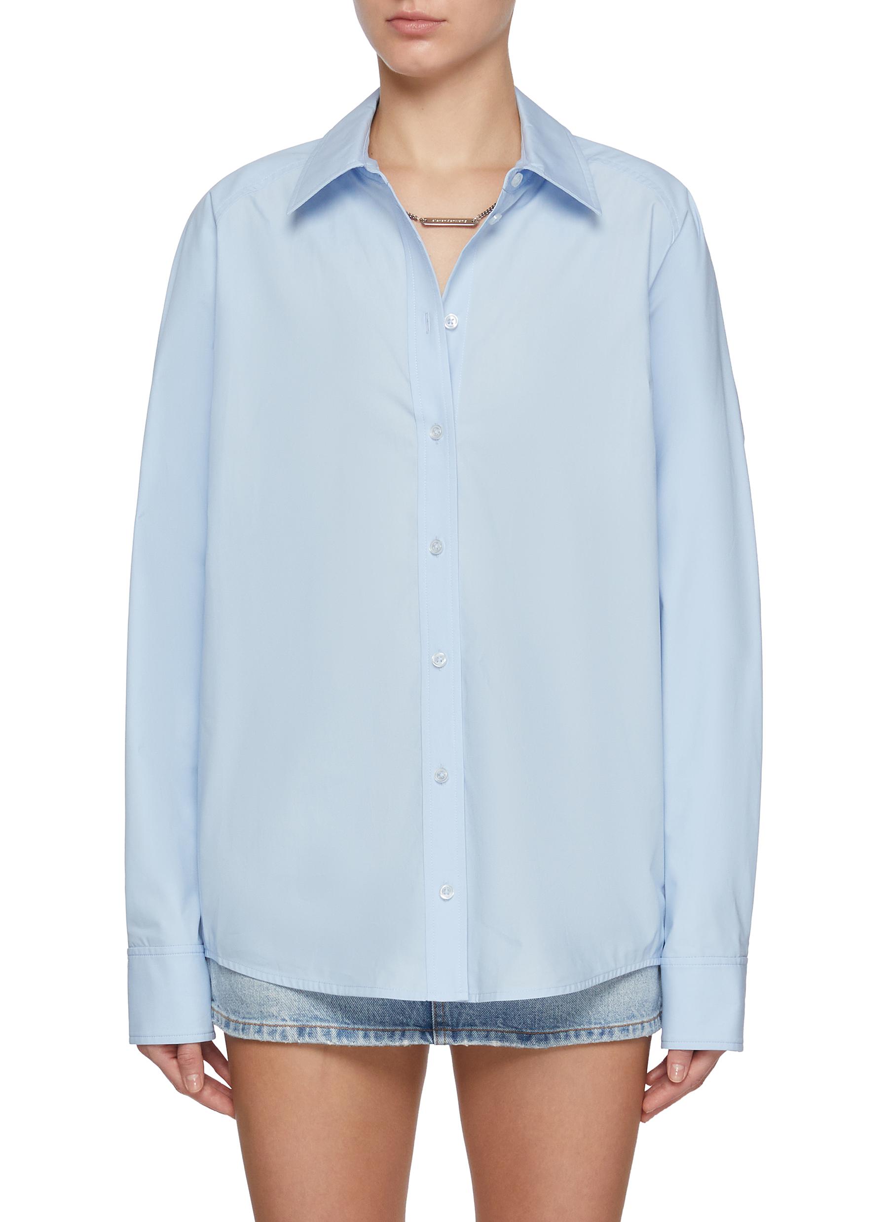 ローレン ALEXANDERWANG | Nameplate Chain Detail Cotton Oversized