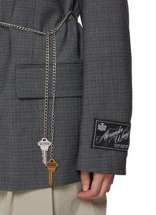  - ALEXANDERWANG - Chain Detail Single Breasted Blazer