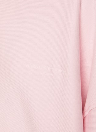  - ALEXANDERWANG - Oversized Cotton Zip-Up Hoodie
