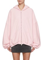 トップス *Oversized Hoodie ALEXANDERWANG | Oversized Cotton Zip-Up Hoodie | Women | Lane Crawford