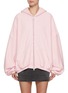 Main View - Click To Enlarge - ALEXANDERWANG - Oversized Cotton Zip-Up Hoodie
