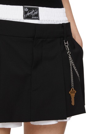  - ALEXANDERWANG - Prestyle Chain Detail Layered Pleated Skort
