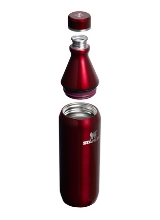 Detail View - Click To Enlarge - STANLEY - All Day Slim Bottle 20 Oz — Garnet Shine
