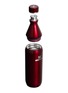 Detail View - Click To Enlarge - STANLEY - All Day Slim Bottle 20 Oz — Garnet Shine