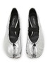 Detail View - Click To Enlarge - MAISON MARGIELA - Tabi Leather Ballerina Mules