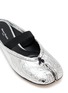 Detail View - Click To Enlarge - MAISON MARGIELA - Tabi Elastic Band Leather Mules