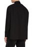 Back View - Click To Enlarge - MM6 MAISON MARGIELA - Tuxedo Front Print Cotton Shirt