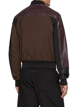 Back View - Click To Enlarge - MM6 MAISON MARGIELA - Panelled Bomber Jacket