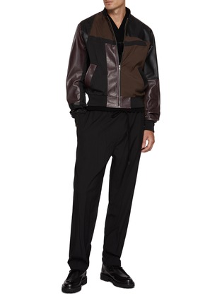 Figure View - Click To Enlarge - MM6 MAISON MARGIELA - Panelled Bomber Jacket