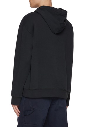 Back View - Click To Enlarge - MM6 MAISON MARGIELA - Gradient Print Cotton Hoodie