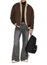 Figure View - Click To Enlarge - MM6 MAISON MARGIELA - Printed Turtleneck Wool Top
