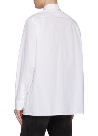 Back View - Click To Enlarge - MM6 MAISON MARGIELA - Star Front Cotton Shirt