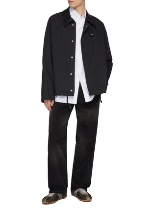 Figure View - Click To Enlarge - MM6 MAISON MARGIELA - Star Front Cotton Shirt