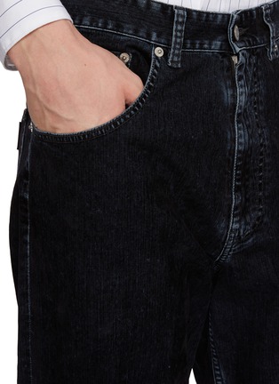  - MM6 MAISON MARGIELA - Dark Gradient Washed Straight Leg Cotton Denim Jeans