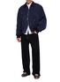 Figure View - Click To Enlarge - MM6 MAISON MARGIELA - Dark Gradient Washed Straight Leg Cotton Denim Jeans