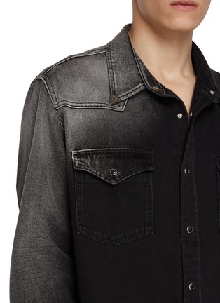  - MM6 MAISON MARGIELA - Gradient Western Cotton Denim Shirt
