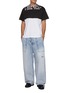 Figure View - Click To Enlarge - MM6 MAISON MARGIELA - Colour Block Printed Cotton T-Shirt