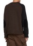 Back View - Click To Enlarge - MM6 MAISON MARGIELA - Distressed Raglan Sleeve Cardigan