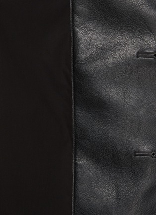  - MM6 MAISON MARGIELA - Contrast Center Panel Cotton Blazer