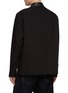 Back View - Click To Enlarge - MM6 MAISON MARGIELA - Contrast Center Panel Cotton Blazer