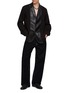 Figure View - Click To Enlarge - MM6 MAISON MARGIELA - Contrast Center Panel Cotton Blazer