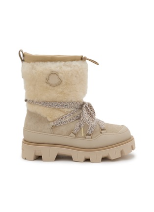 Main View - Click To Enlarge - MONCLER - Peak Apres Shearling Boots