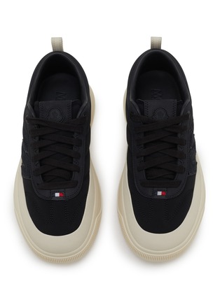 Detail View - Click To Enlarge - MONCLER - Altive Low Top Suede Women's Sneakers