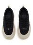 Detail View - Click To Enlarge - MONCLER - Altive Low Top Suede Women's Sneakers
