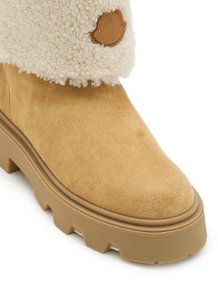Detail View - Click To Enlarge - MONCLER - Aurea Suede Mid Ankle Boots