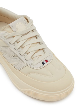 Detail View - Click To Enlarge - MONCLER - Altive Low Top Suede Women's Sneakers