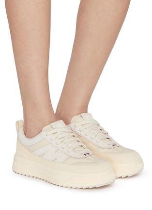 Figure View - Click To Enlarge - MONCLER - Altive Low Top Suede Women's Sneakers