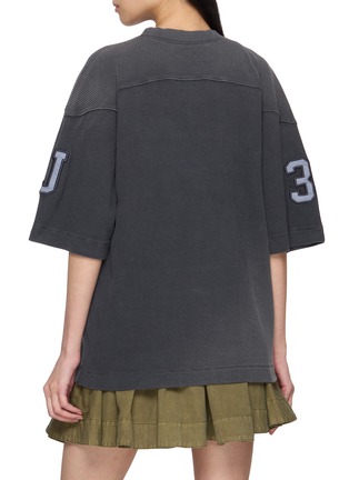 Back View - Click To Enlarge - JUUN.J - Logo Patch Overdyed T-Shirt