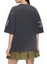 Back View - Click To Enlarge - JUUN.J - Logo Patch Overdyed T-Shirt
