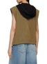 Back View - Click To Enlarge - JUUN.J - Essential Detachable Hood Layered Quilted Vest