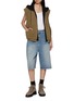 Figure View - Click To Enlarge - JUUN.J - Essential Detachable Hood Layered Quilted Vest