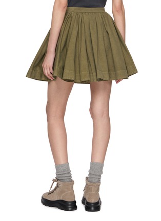 Back View - Click To Enlarge - JUUN.J - Overdyed Flared Mini Skirt