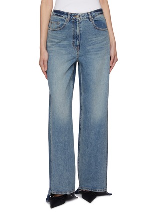 Main View - Click To Enlarge - JUUN.J - Essential Contrast Panel Denim Pants