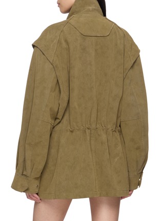 Back View - Click To Enlarge - JUUN.J - Detachable Sleeve Safari Coat