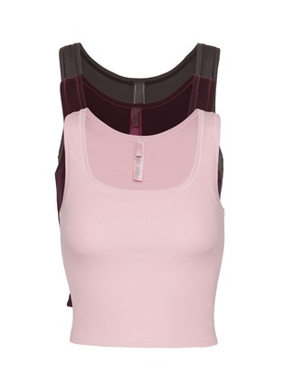 Main View - Click To Enlarge - SKIMS - Cotton Rib Tank — Set Of 3