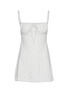 Main View - Click To Enlarge - SKIMS - Logo Pointelle Mini Dress