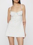 Figure View - Click To Enlarge - SKIMS - Logo Pointelle Mini Dress