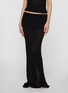 Figure View - Click To Enlarge - SKIMS - Sheer Knit Foldover Maxi Skirt